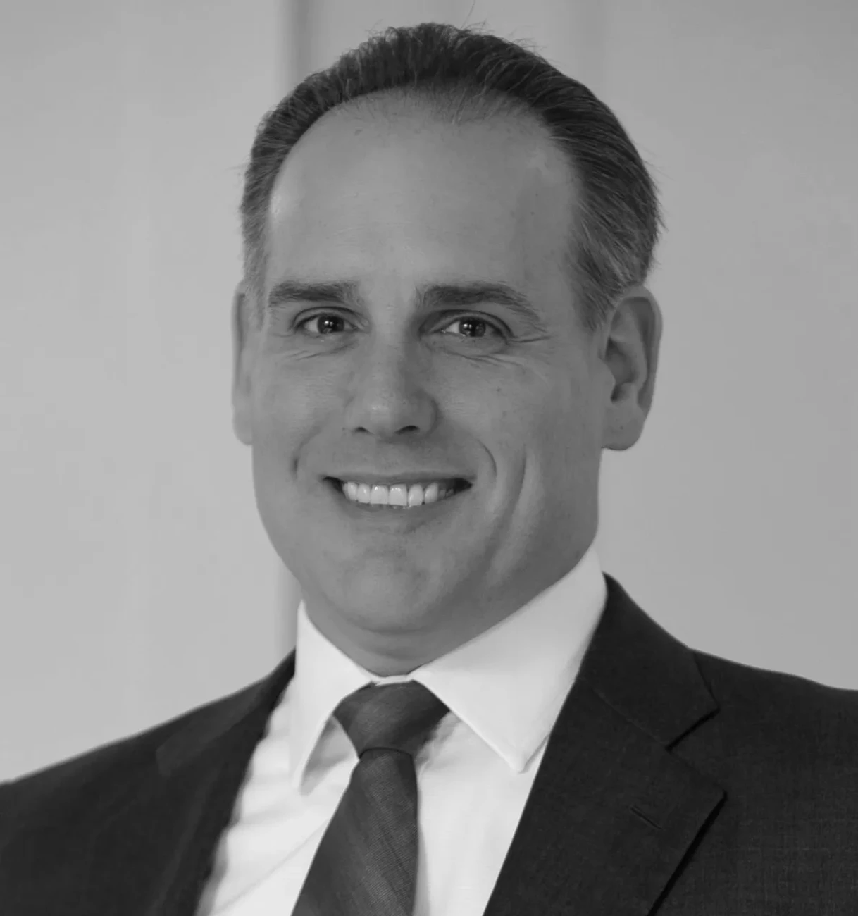 Smiling man in a suit